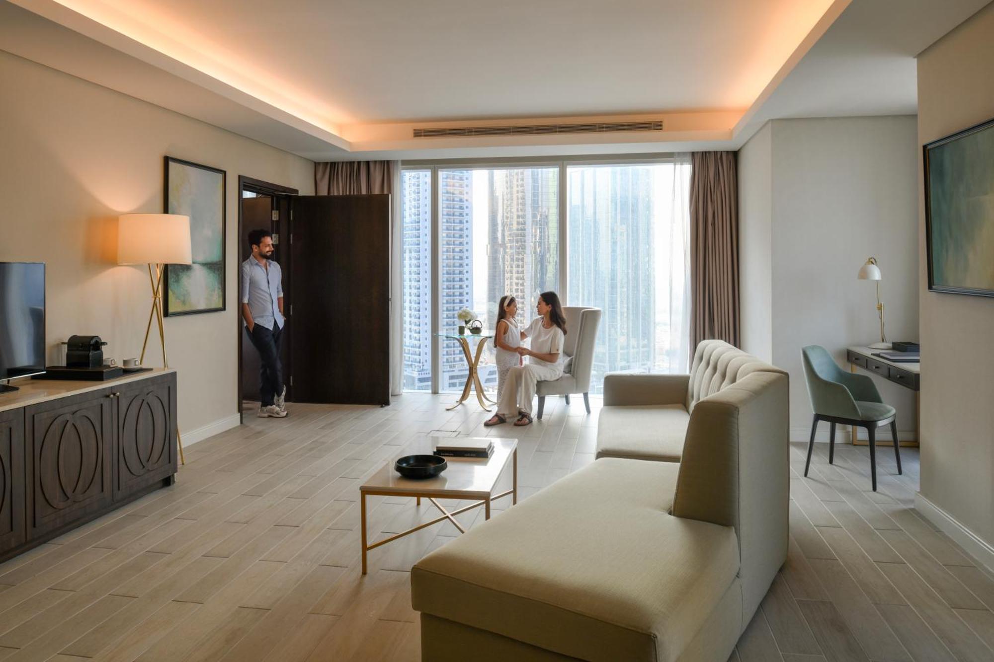 Dusit Doha Hotel Exterior foto A suite at the hotel