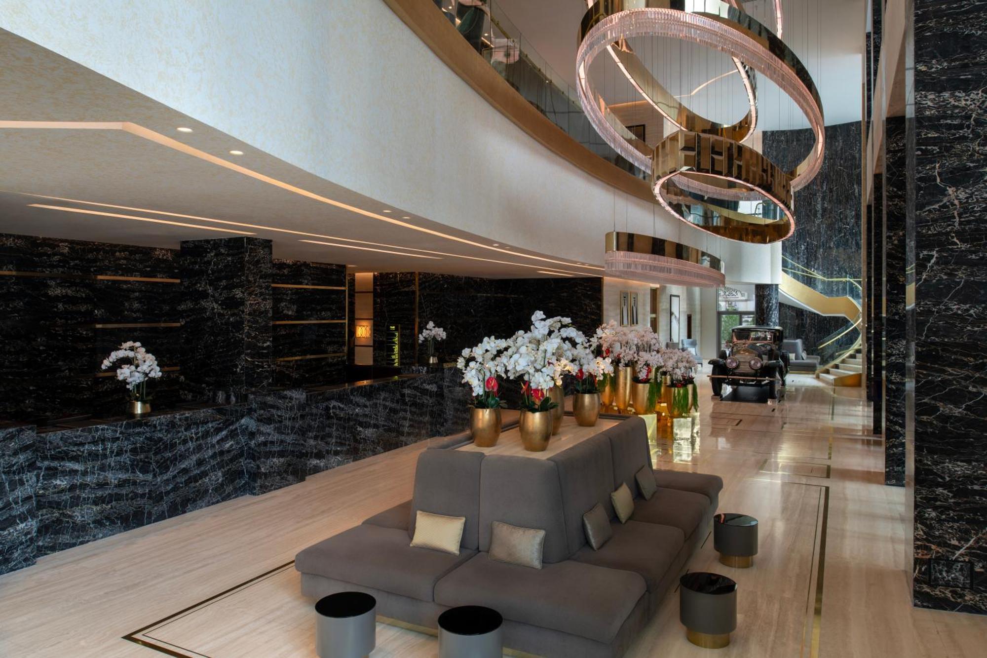 Dusit Doha Hotel Exterior foto The lobby of the hotel